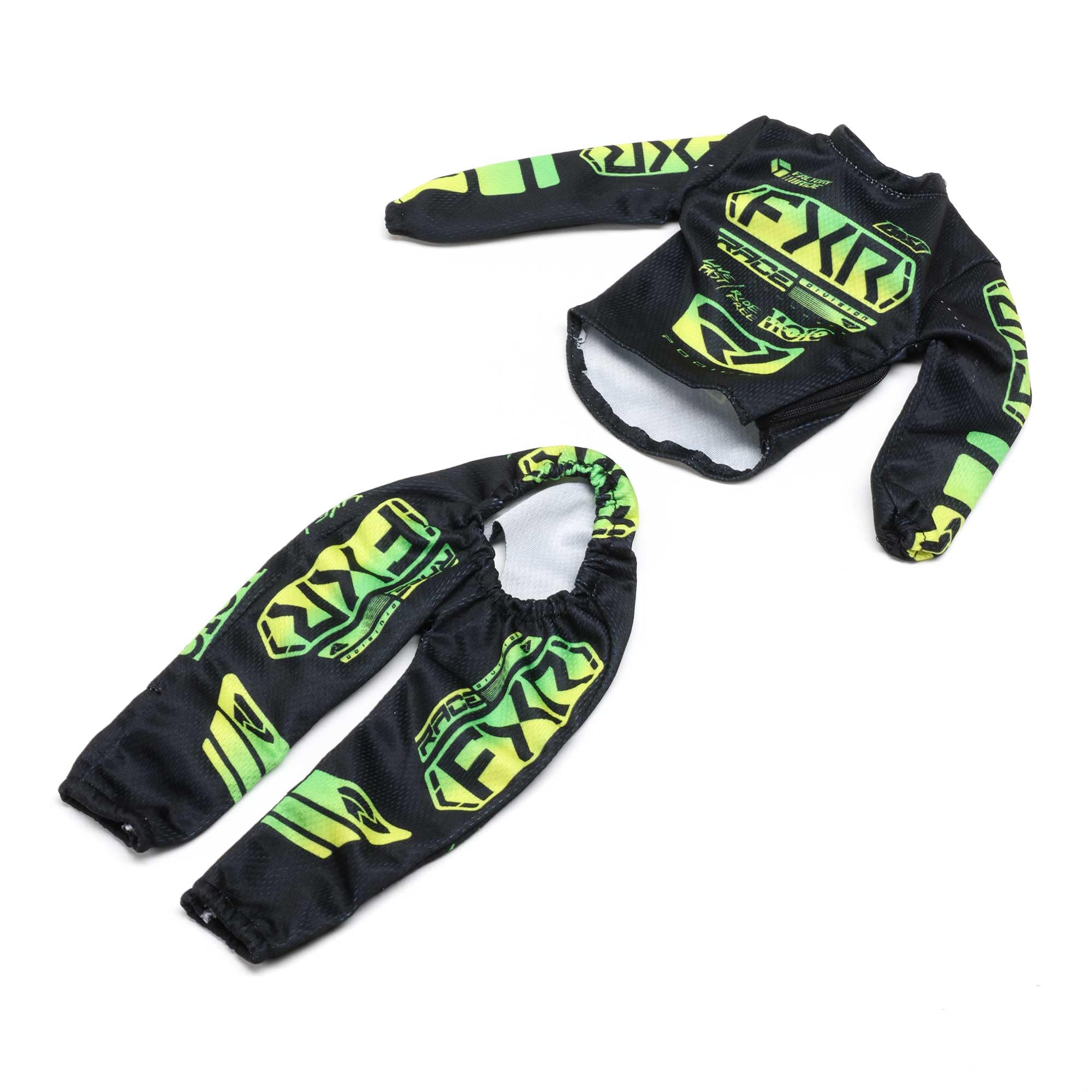 LOSI Rider Jersey Set FXR Black Podium Gladiator PM-SM/MX LOS-2296 Parts