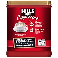 Vista 4 de Hills Bros. Café con Sabor (Cappuccino clásico, 14 onzas (paquete de 2))