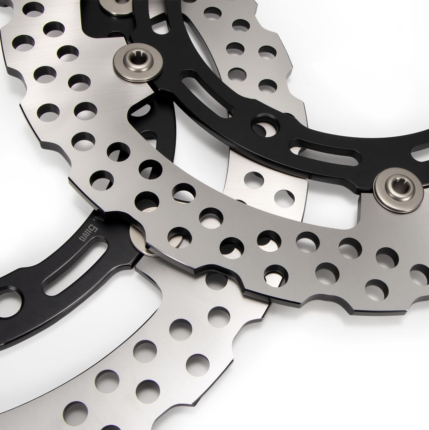 Motorcycle Front Brake Disc Rotor Fit For Kawasaki Ninja 650 Z650 Z900 Z900RS 2017-2024 (Two front brake discs)