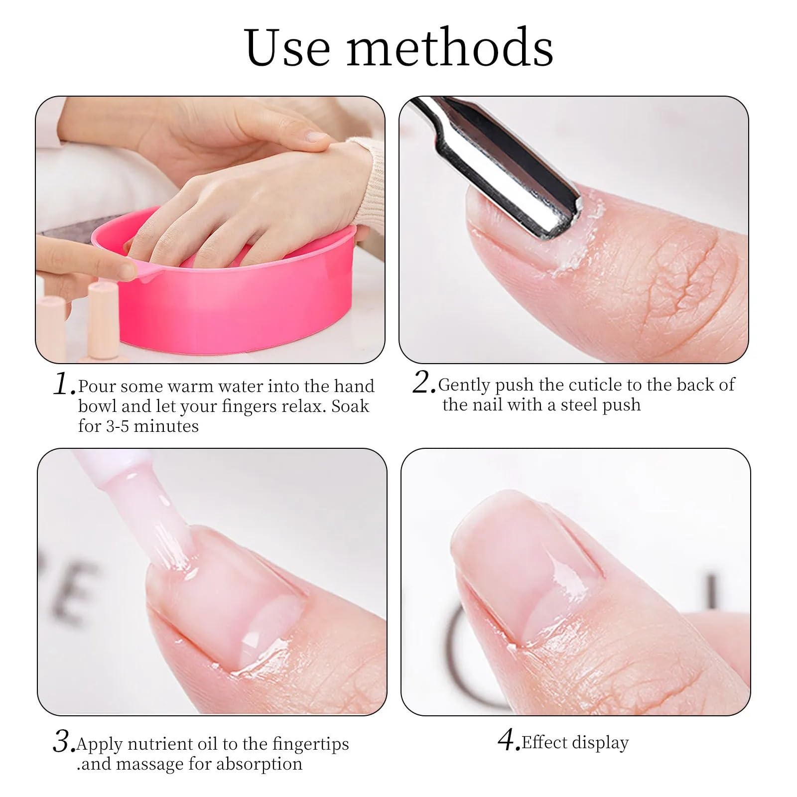 Cuenco Para Remojo De UñAs Removedor de lavado de manos for decoración de uñas, recipiente for remojo, suministros de uñas acrílicas, herramientas de manicura for tratamiento(Blue)