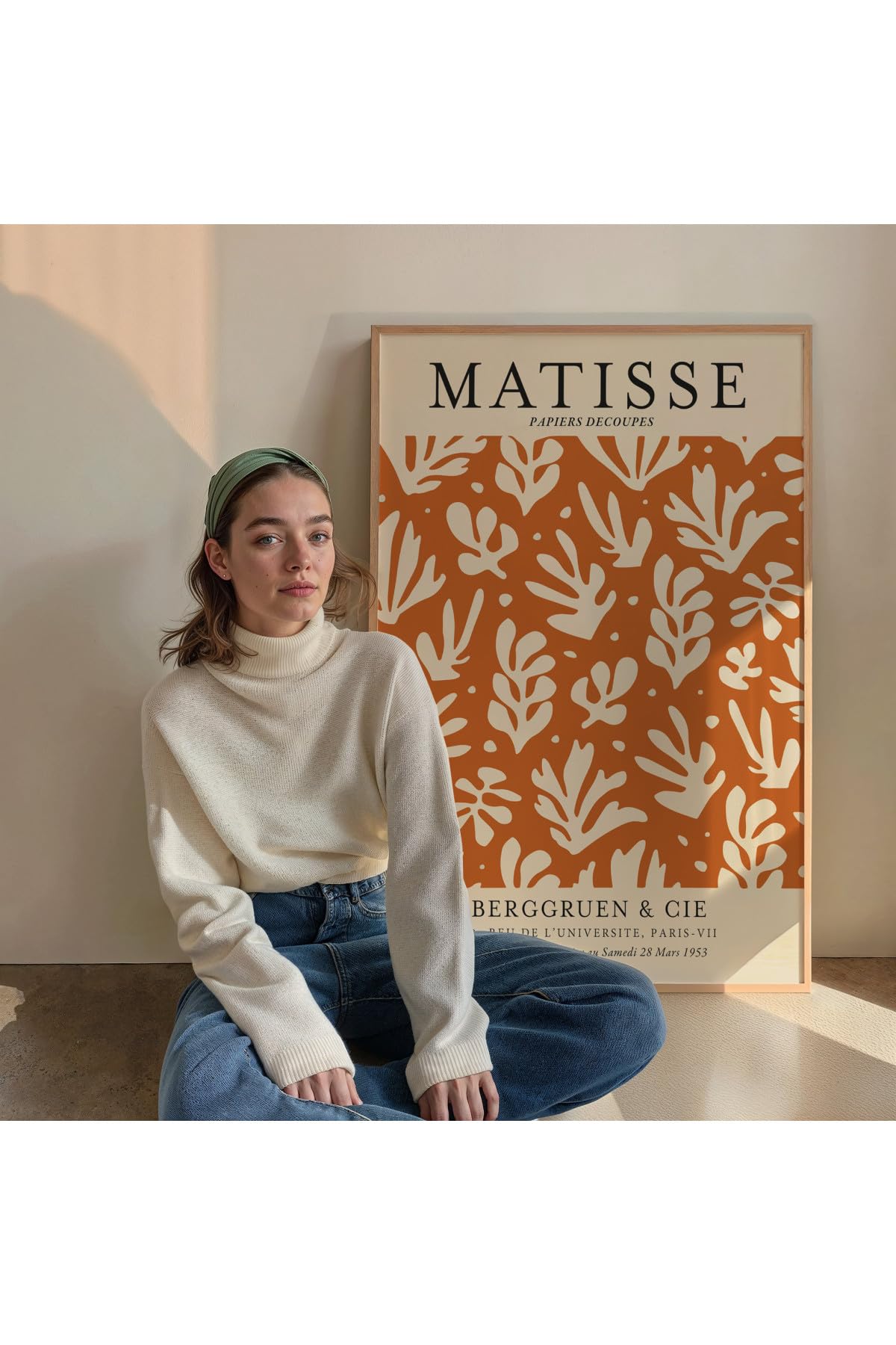 Fark Tanıtım Matisse Çerçevesiz Poster, Modern Dekoratif Çerçevesiz Poster, Tablo, Matisse-19, 21 x 30