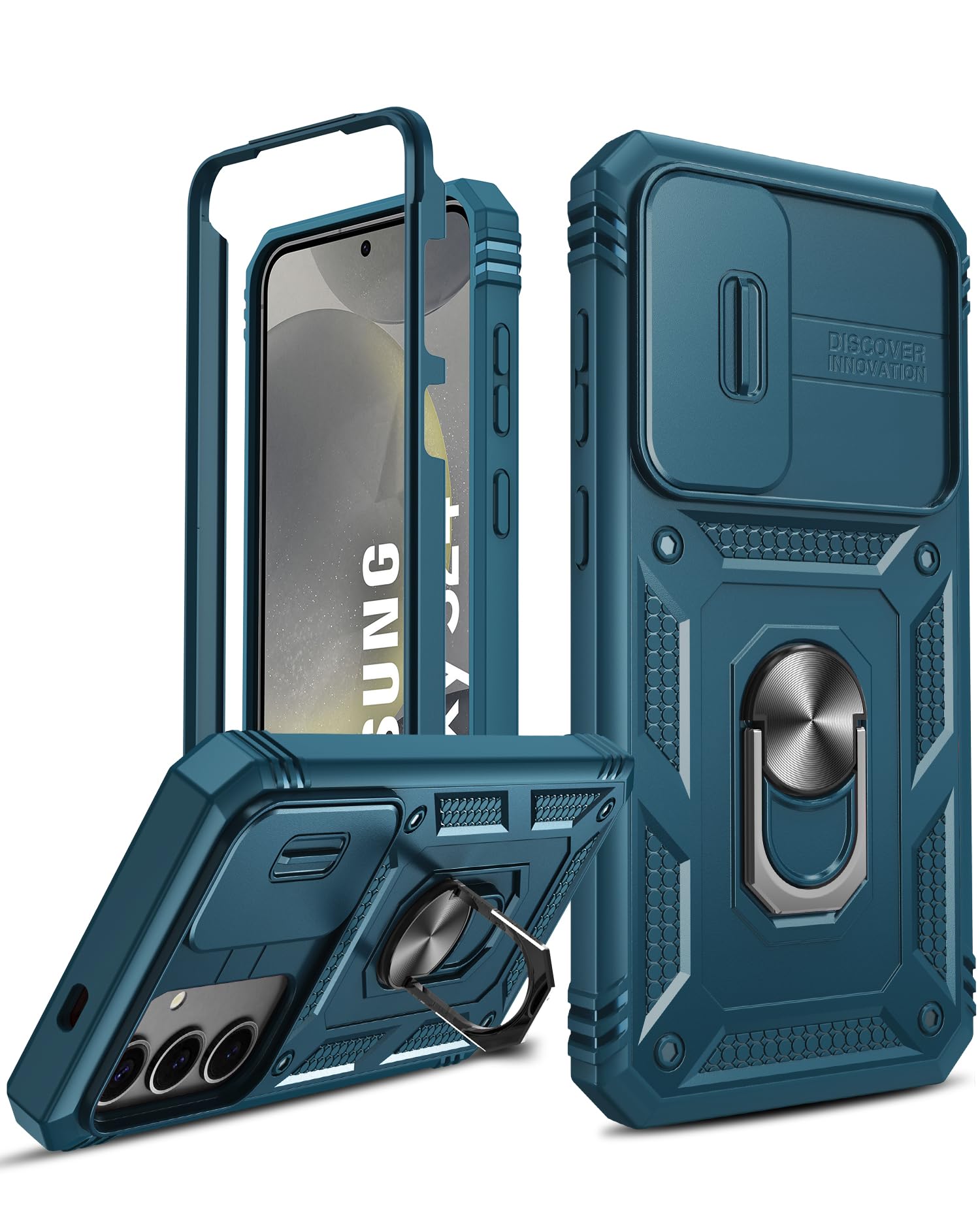 Coque Samsung S24 Plus coque antichoc robuste double couche avec béquille LeYi - 8
