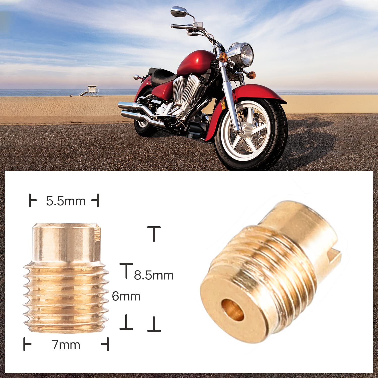 Amazon | メインジェット Jetsetmoto メインジェットセット10個