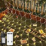 Liyade Lichternetz Außen, 3x2m 200 LED Lichterkette