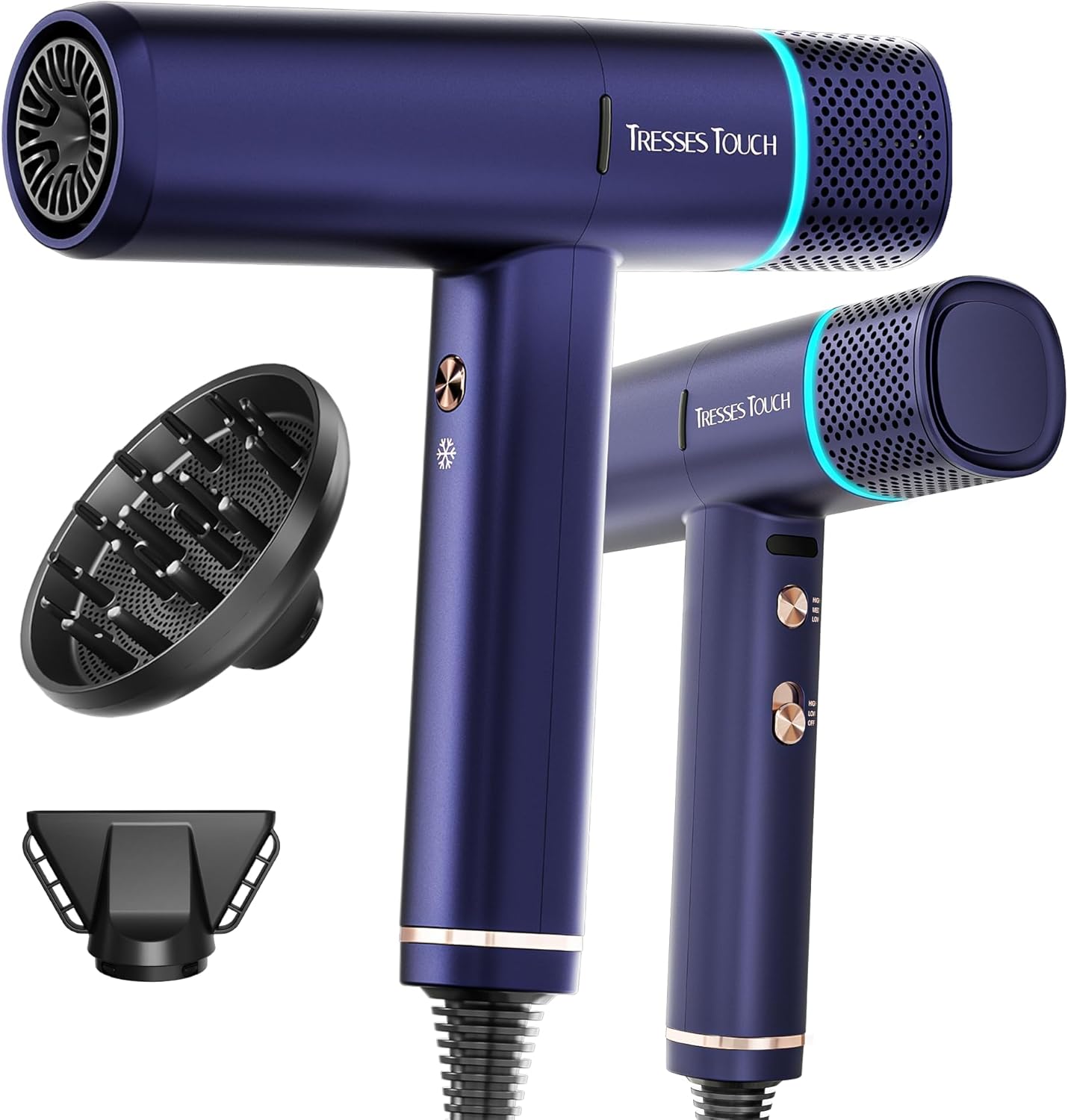 Diffuser hair dryer by Tresses Touch