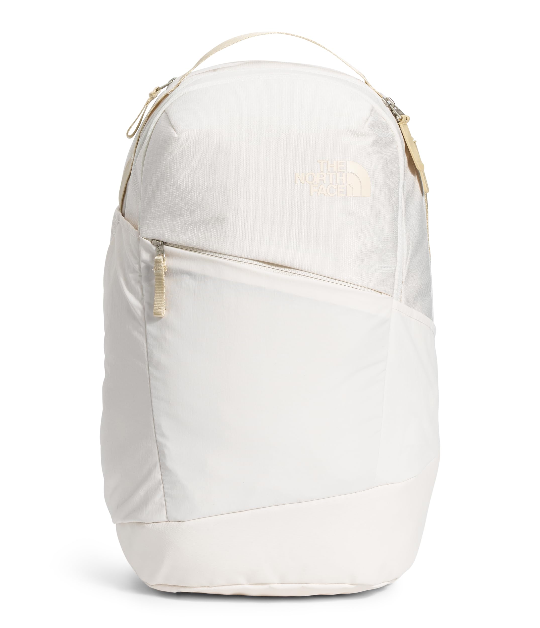 The North Face Women's Isabella 3.0 Backpack | Everyday Travel Bag with 16" Laptop Sleeve, Water-Repellent Finish, Women-Specific Fit, Gardenia White