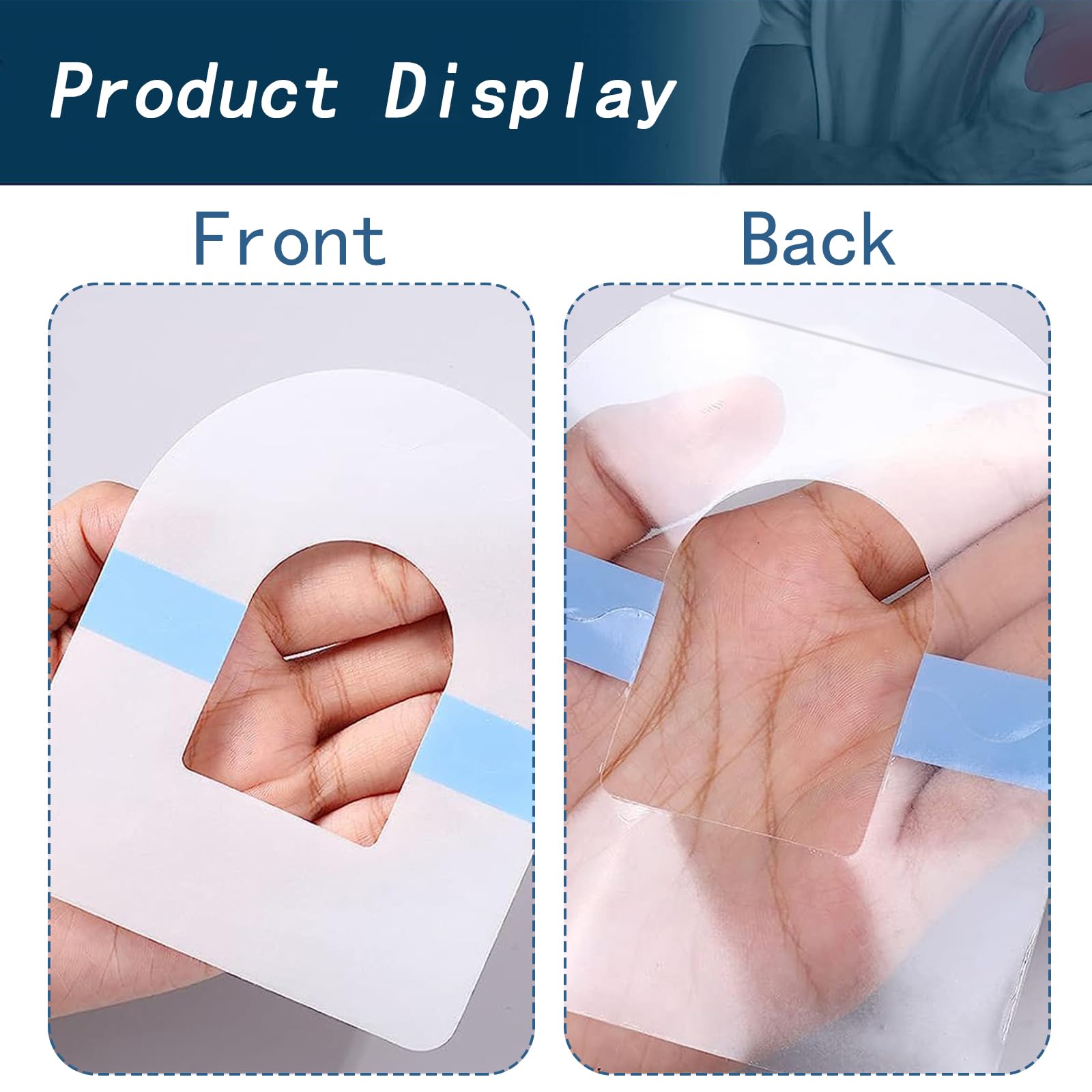 40 Glucose Monitor Patch,Waterproof & Transparent Patches for Omnipod 5 Glucose Monitor Patch Lasting Without Hole,Sensor Patches,for Blood Sugar Monitoring,Suitable for Swimming and Running - Image 4