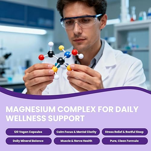 Miniatura 5 de L-treonato de magnesio de 2000 mg con vitamina C y cápsulas vegetarianas D3-120 (suministro de 2 meses) - Complejo de alta absorción - Sin OMG, sin