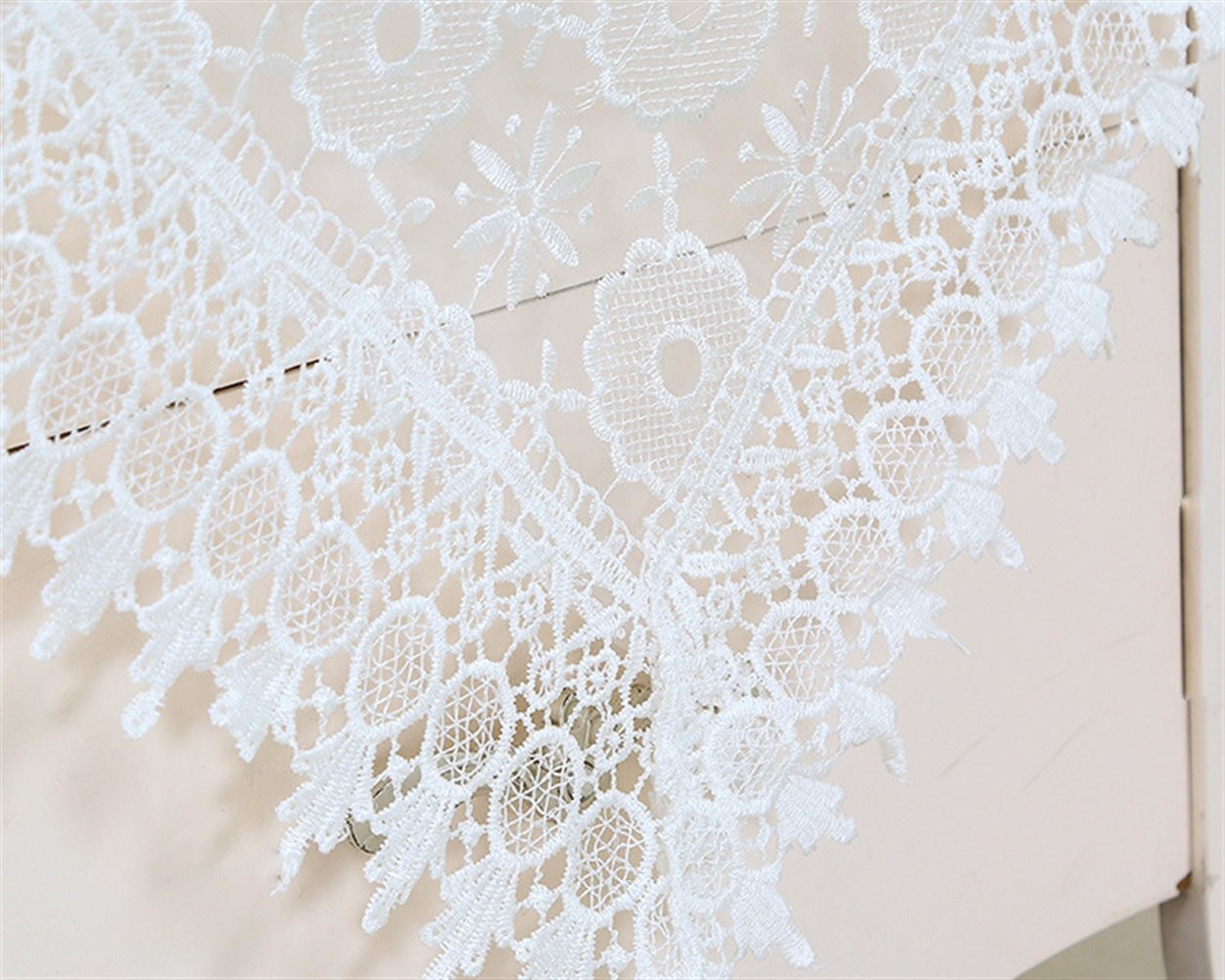 Nappe Transparente Élégante Fleurs Brodées 150x150 Cm - Parfaite Pour Occasions Spéciales Et Quotidien