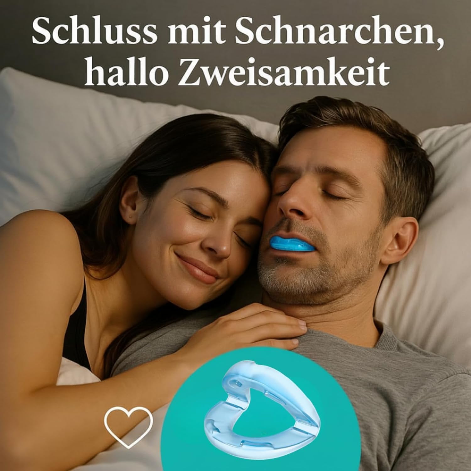 Levora Anti-Achnarch-Achiene Knirscherschiene,wiederverwendbare Schlafhilfe (2PCS)