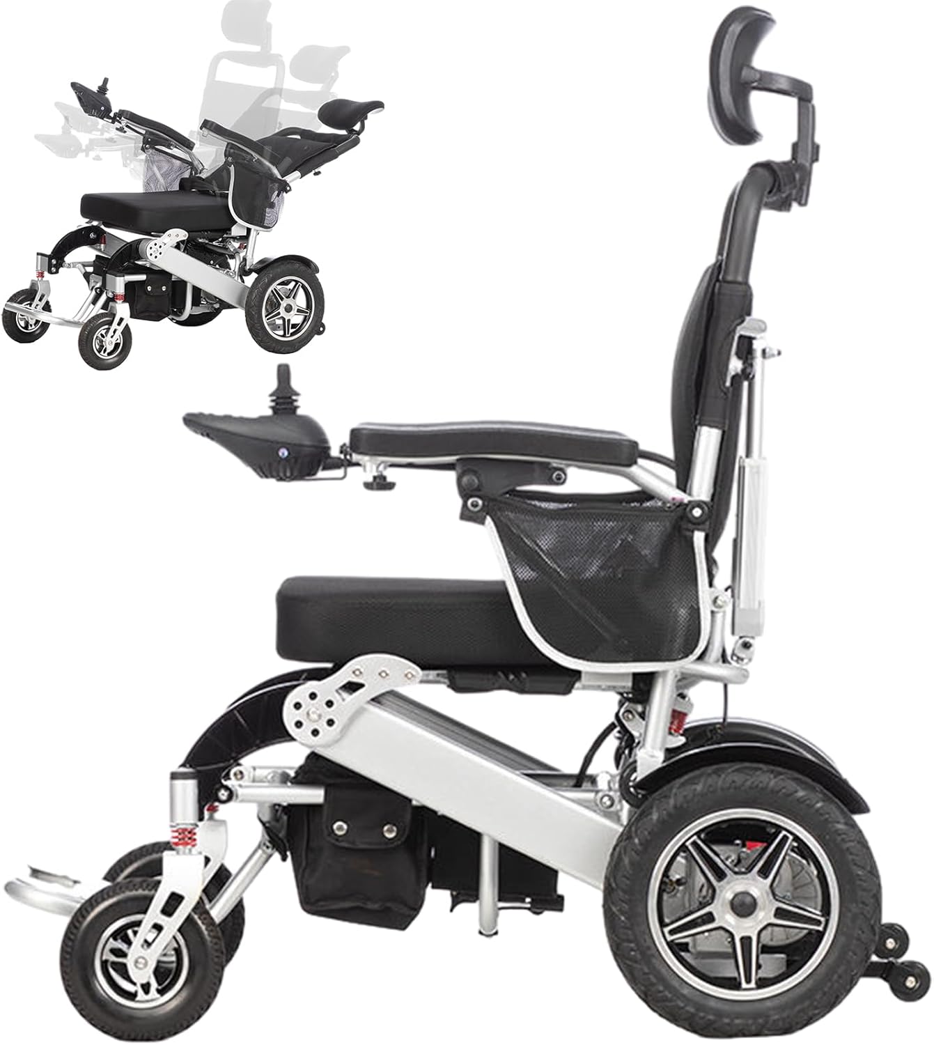 160° neigbarer Elektrorollstuhl mit 500WMotor, älterer Transport