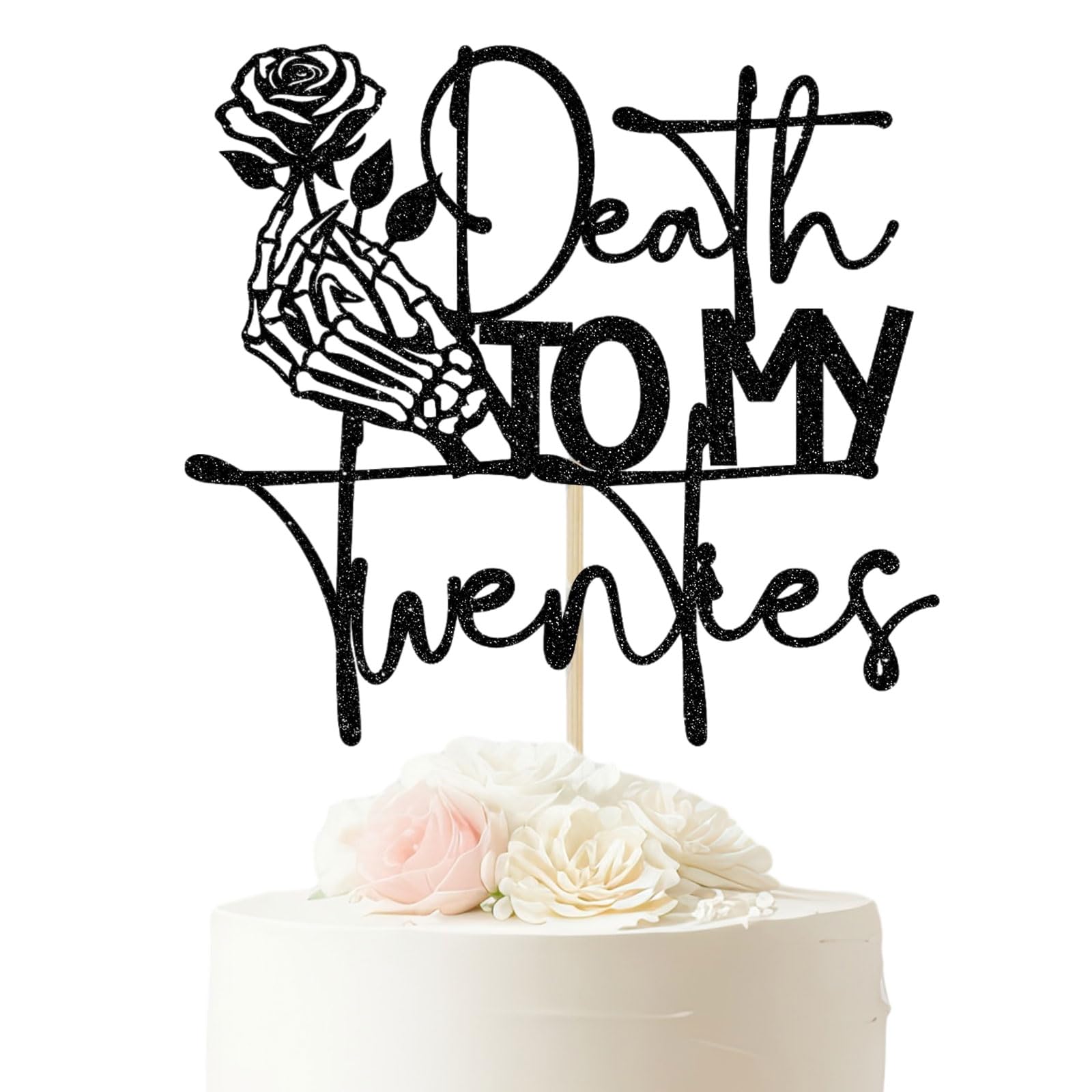 Bubaxuce Trauer Kuchenaufsatz, Rip Twenties Ornaments, Funeral Birthday Party Decoration, Rip To My 20s, 30th Birthday Celebration Decorations, Black