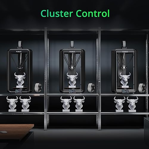 Miniatura 5 de Impresora 3D oficial FLSUN V400 Delta de 15.748ins velocidad de impresión rápida con extrusora directa de metal completo de 7 pulgadas, soporte de