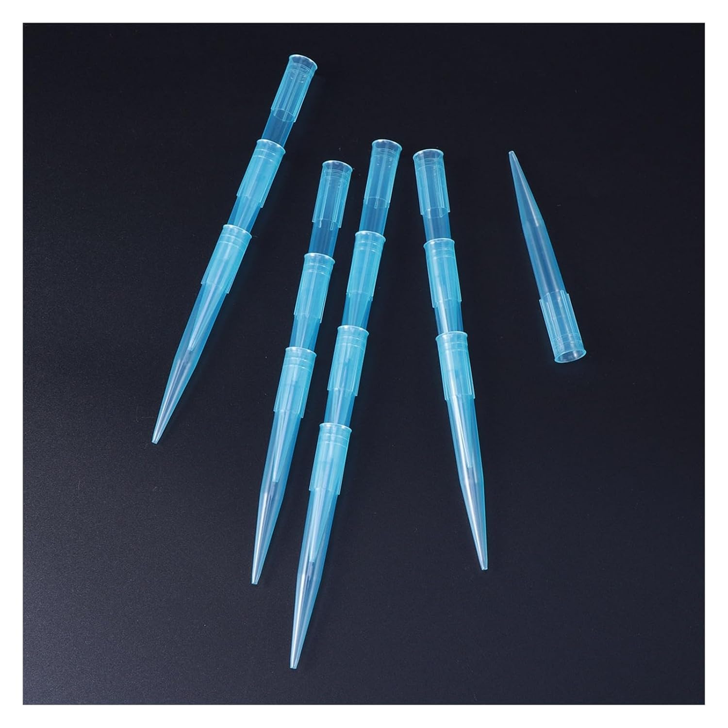 Pipette, 500pcs Pipettor Plastic Laboratory Tools Liquid Tip Transfer Reusable Soft Cone Sealing Dropper