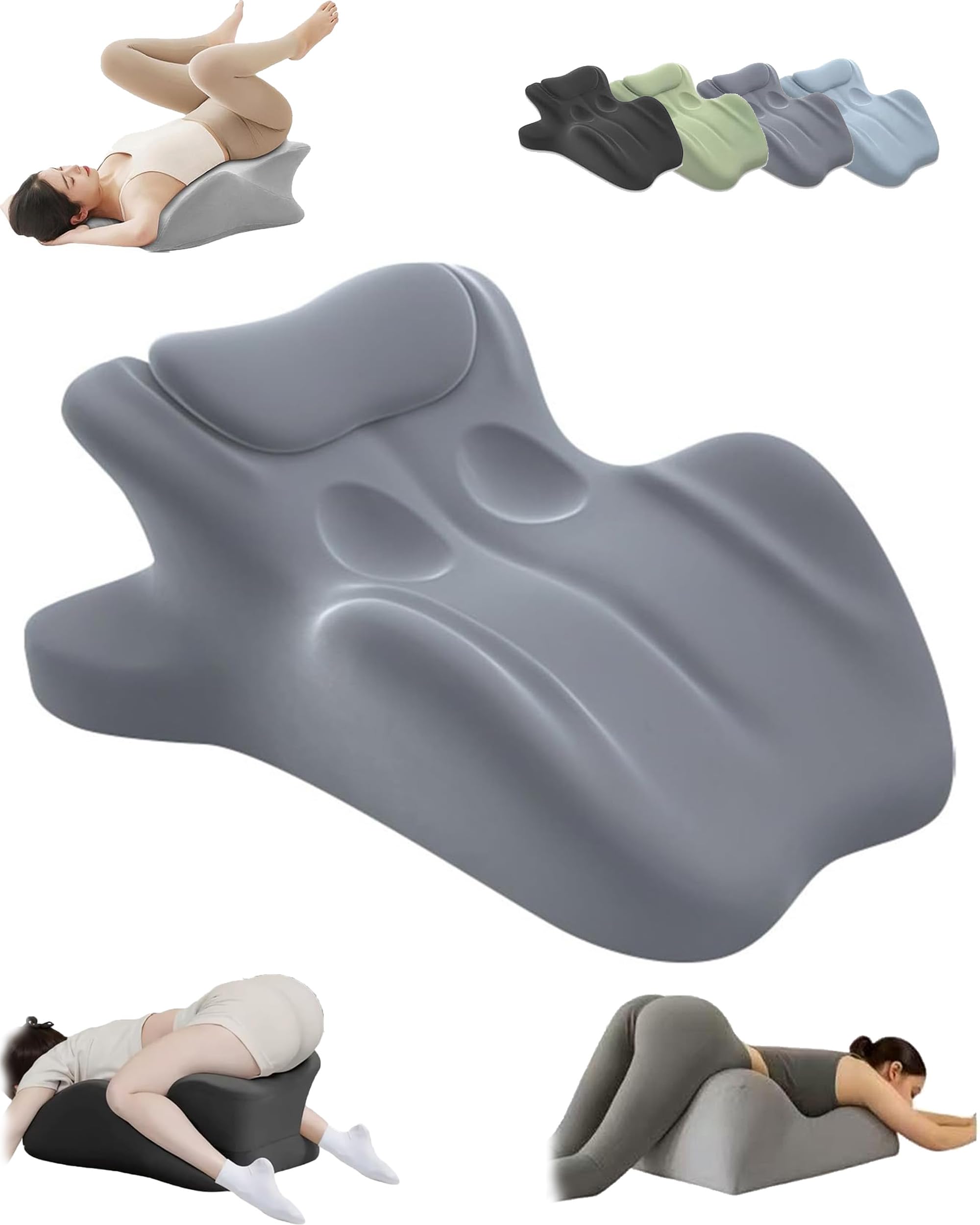 Almohada de ángulo de 27° para parejas, asiento de postura ergonómica, mejor apoyo y comodidad para una posición perfecta para dormir