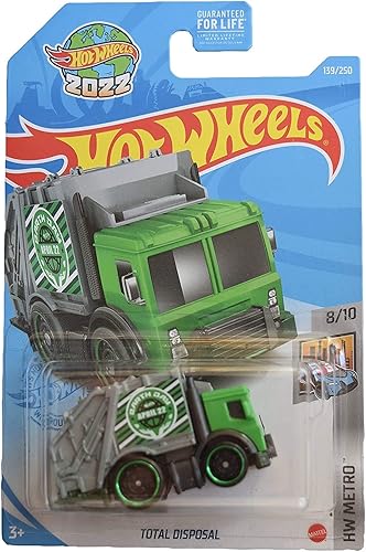 Hot Wheels Disposición total, VerdeGris 139250 Metro 810 2022 Día de la Tierra