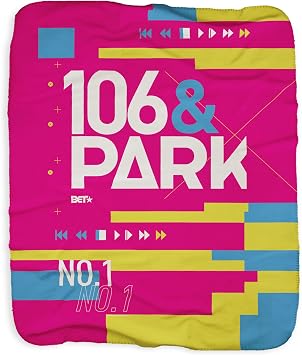 BET 106 & Park Composition Sherpa Blanket - Officially Licensed - 50" x 60"