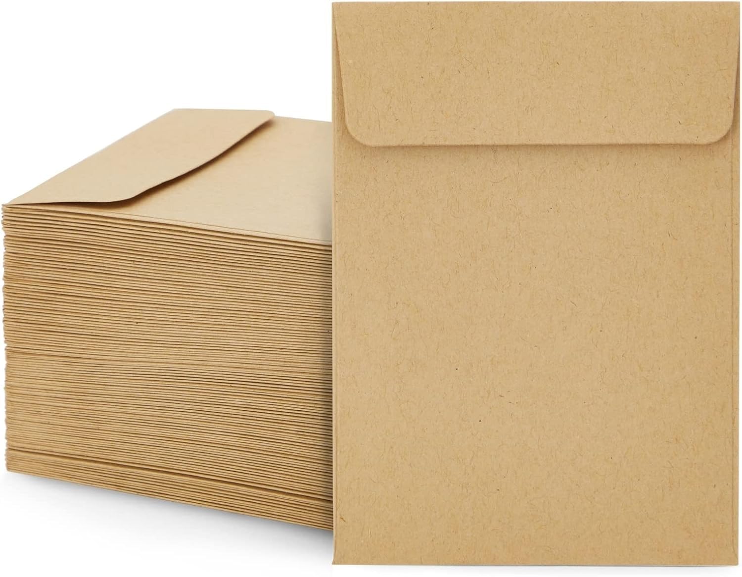 400 mini enveloppes vierges carrées en papier kraft