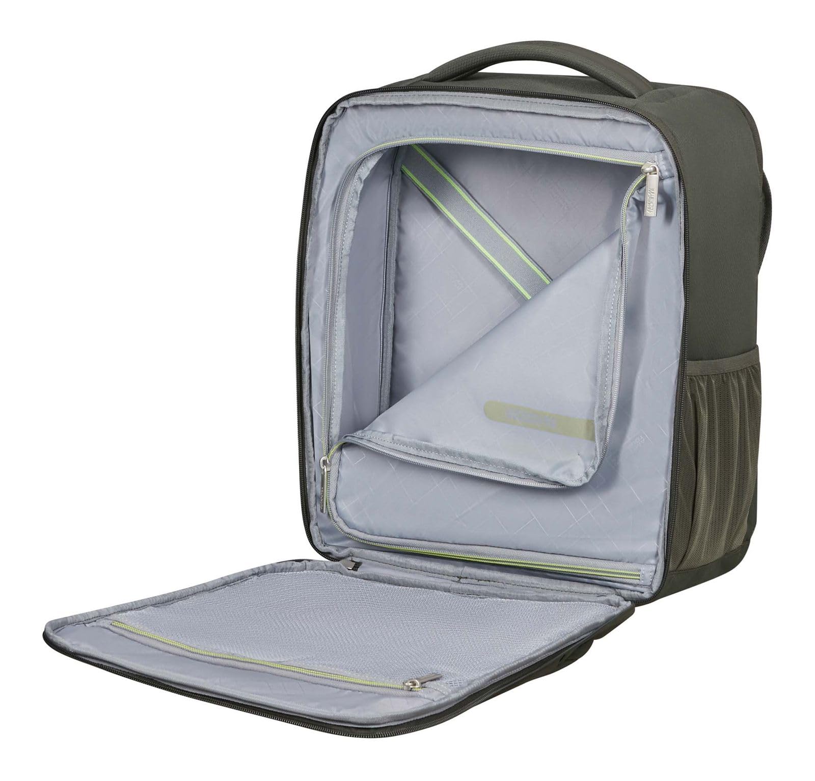American Tourister zaino borsa da viaggio con scomparto per laptop Wanderlite Cabin Backpack 26,5L Dark Khaki verde bosco