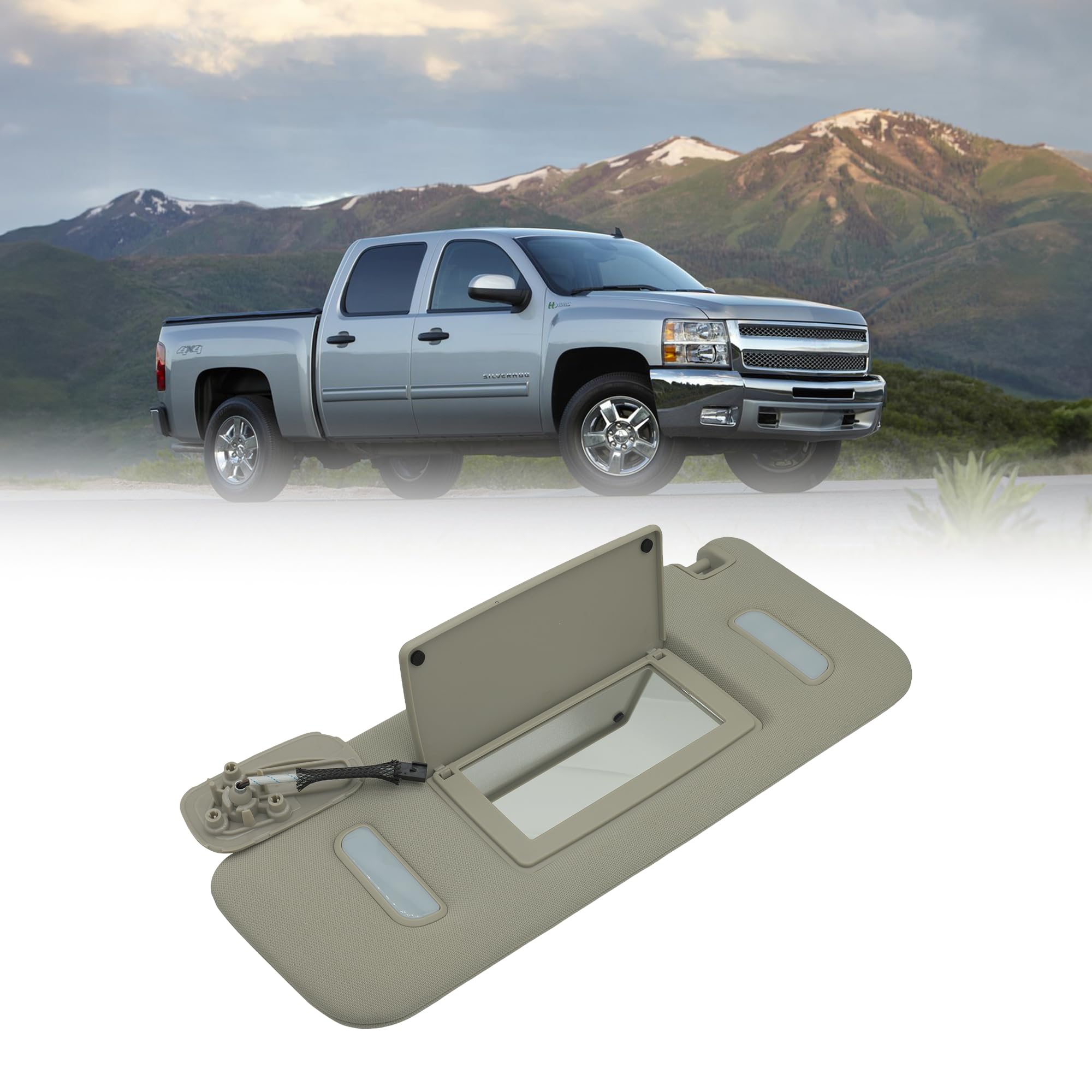 Amazon.com: NOVAPARTS Left Driver Side Sun Visor 22850306