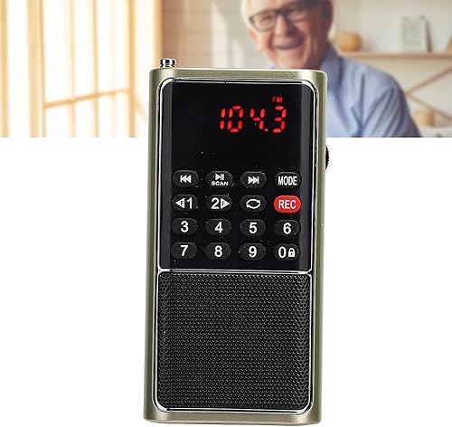 Miniatura 2 de L338 Radio FM portátil, tamaño pequeño, fácil de llevar, soporte de tarjeta de memoria U disco, con chip de radio avanzado, para uso doméstico