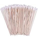 500 Count 6 Inch Long Cotton Swabs with Wooden Handles Cotton Tipped Applicator for Cleaning