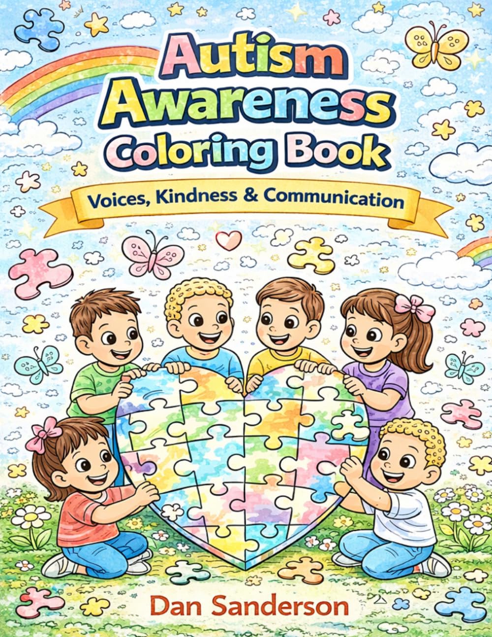 Autism Awareness Coloring Book: Voices, Kindness & Communication