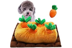 Hide and Seek Dog Toys - Dog Carrot Patch