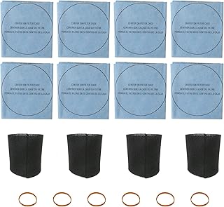 8x Vacuum Filters and 4x Foam Sleeve 90585 & 6x Retaining Bands Fit for shop vac filter 90107/90137, 90137/064792, Type S, Type T, 9010700/9013700, 9010711, 9010733, 90585/064911, VF2002