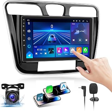 4G+64GBCar Radio Stereo for Chrysler 200 200C 2011-2014,Android 13 Wireless Carplay&Android Auto with 9 Inch IPS Touch Screen Radio Support Real-Time GPS/Voice Control/WiFi/AHD Back-up Camera/SWC/FM