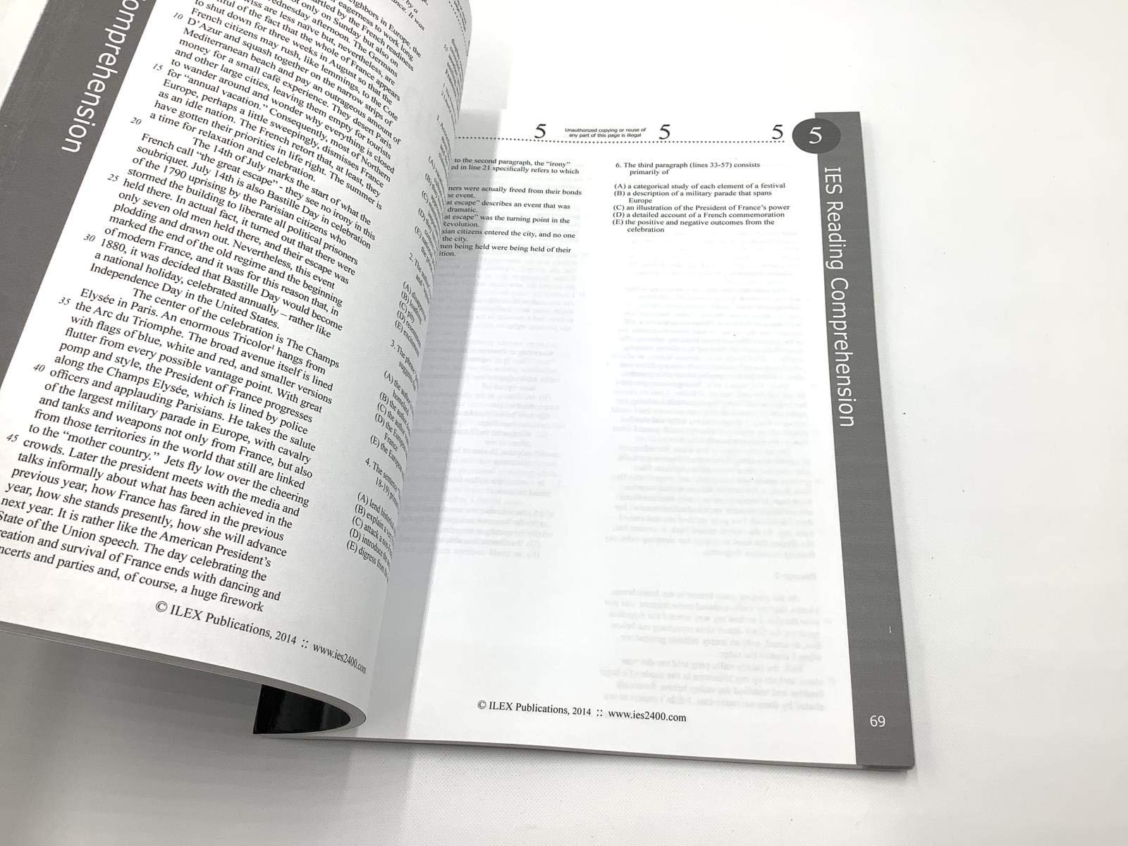 SAT Reading Comprehension Workbook: Advanced Practice Series - Image 4