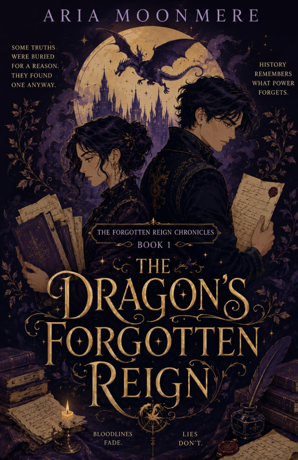 The Dragon's Forgotten Reign: A Slow Burn Enemies-to-Lovers Fantasy Romance (The Forgotten Reign Chronicles, Book 1)