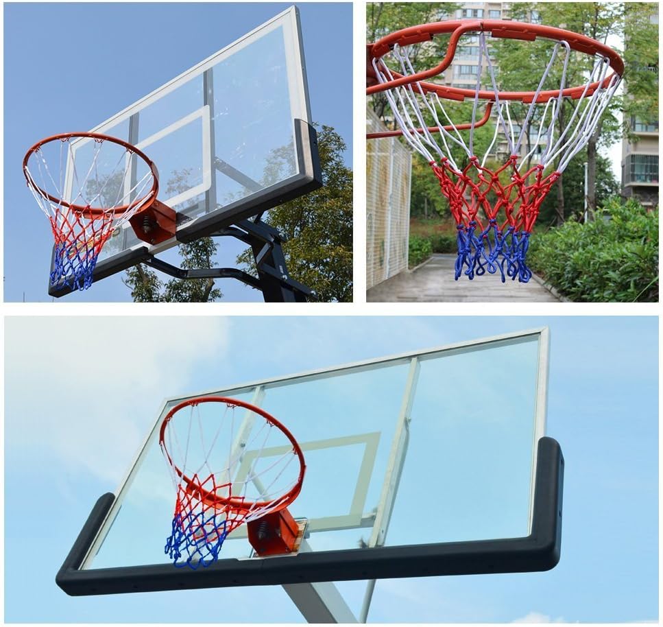 Amazon バスケット ゴール ネット ファミリースポーツ おしゃれ バスケット リング バスケット ネット 簡単に取り付けられる 2点セット Zilong ゴール