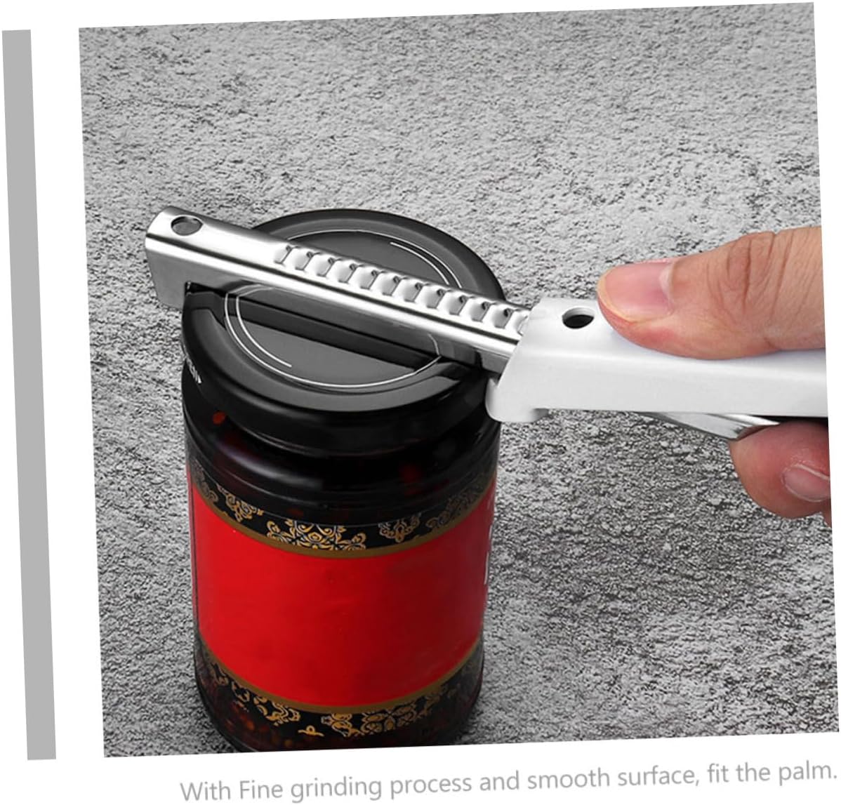 Unomor 2pcs Electric Can Opener Can Bottle Opener Punch Bottle Adjustable Stainless Steel