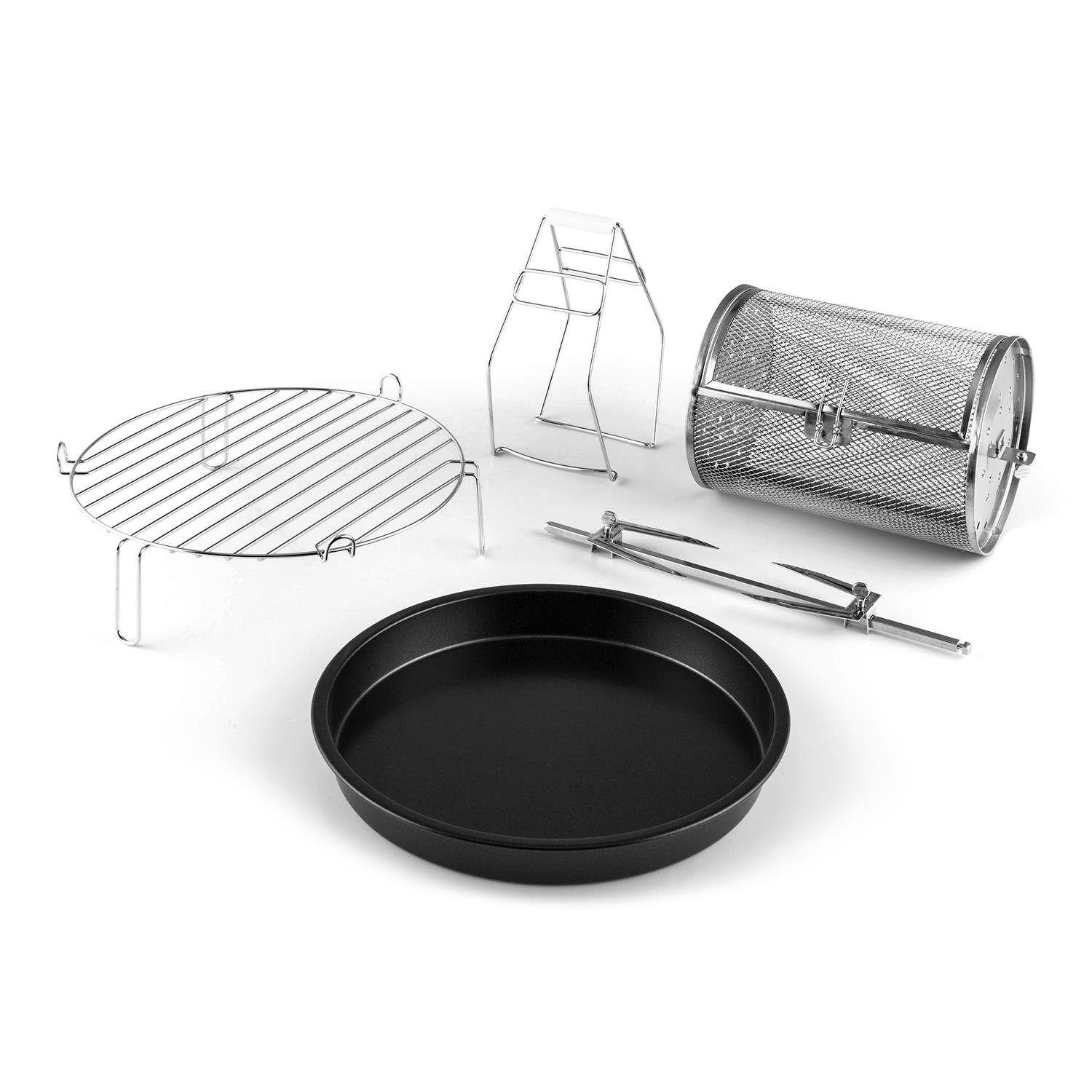 Klarstein VitAir Turbo Frytkownica beztłuszczowa - 1400 W frytkownica, Airfryer z komorą 10 litrów, 50 do 230 °C, Timer, Element halogenowo-podczerwony, Design kopułowy, zielono-biała