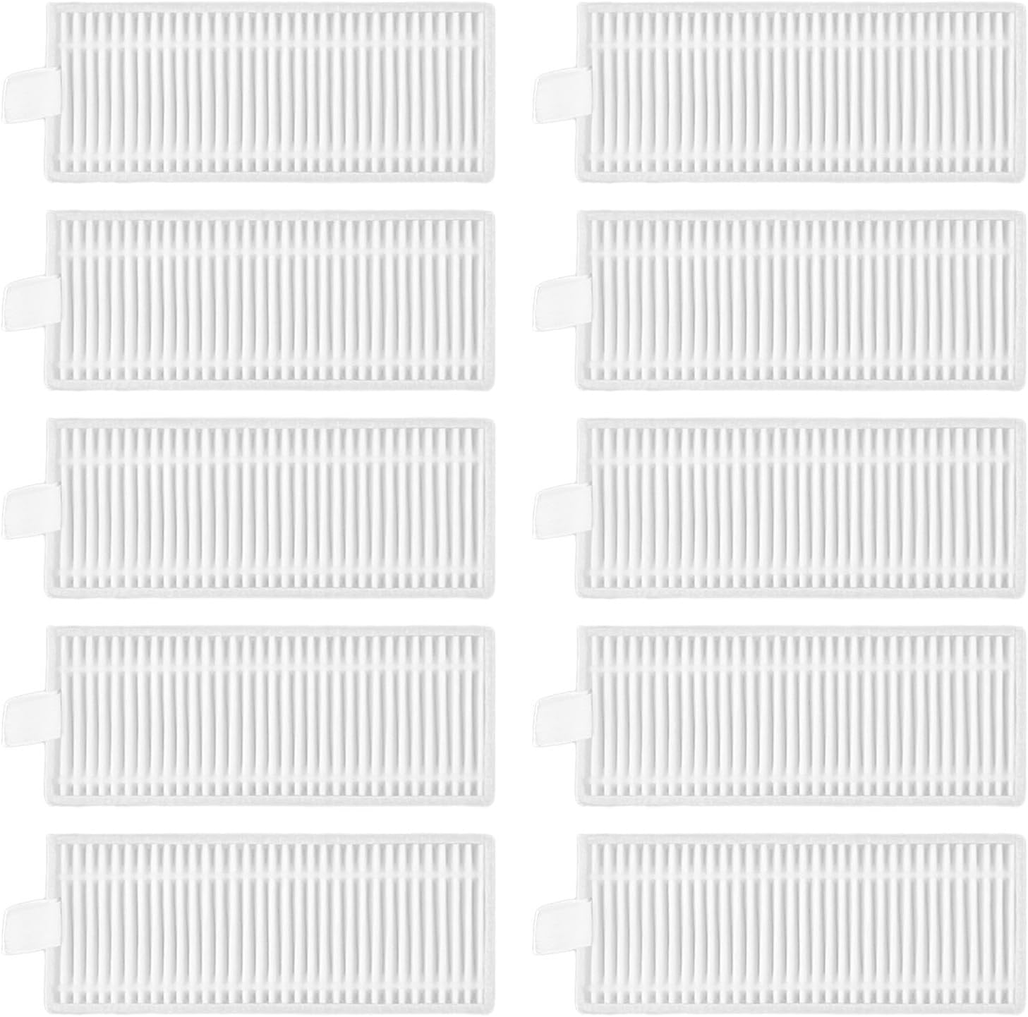 4/10Pcs Replacement Filters For Tapo RV10 RV30 Plus Vacuum Cleaner, Vacuum Cleaner Accessories Dust Collection System Home Maintenance Kit(10pcs)