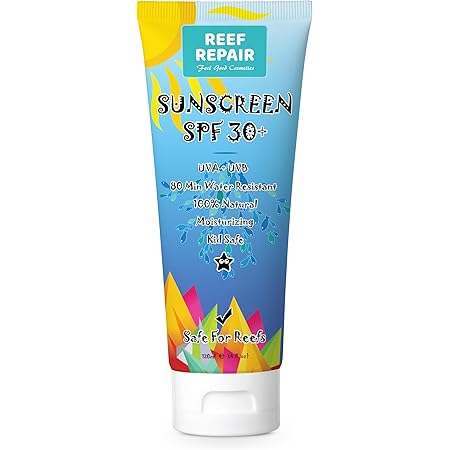 Amazon.com: Reef Safe Sunscreen SPF 50 (2 Pack) - All Natural, Travel ...