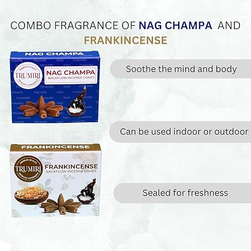 Vista 229 de Paquete combinado de conos de incienso de reflujo – 10 opio + 10 conos de incienso perfumados de cannabis