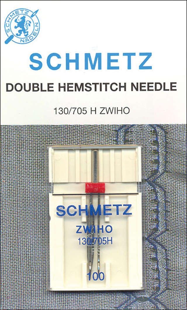 Schmetz Double Hemstitch / Wing Machine Needle Size 100 1ct