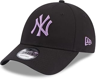 New Era New York Yankees MLB League Essential Black Purple 9Forty Adjustable Cap