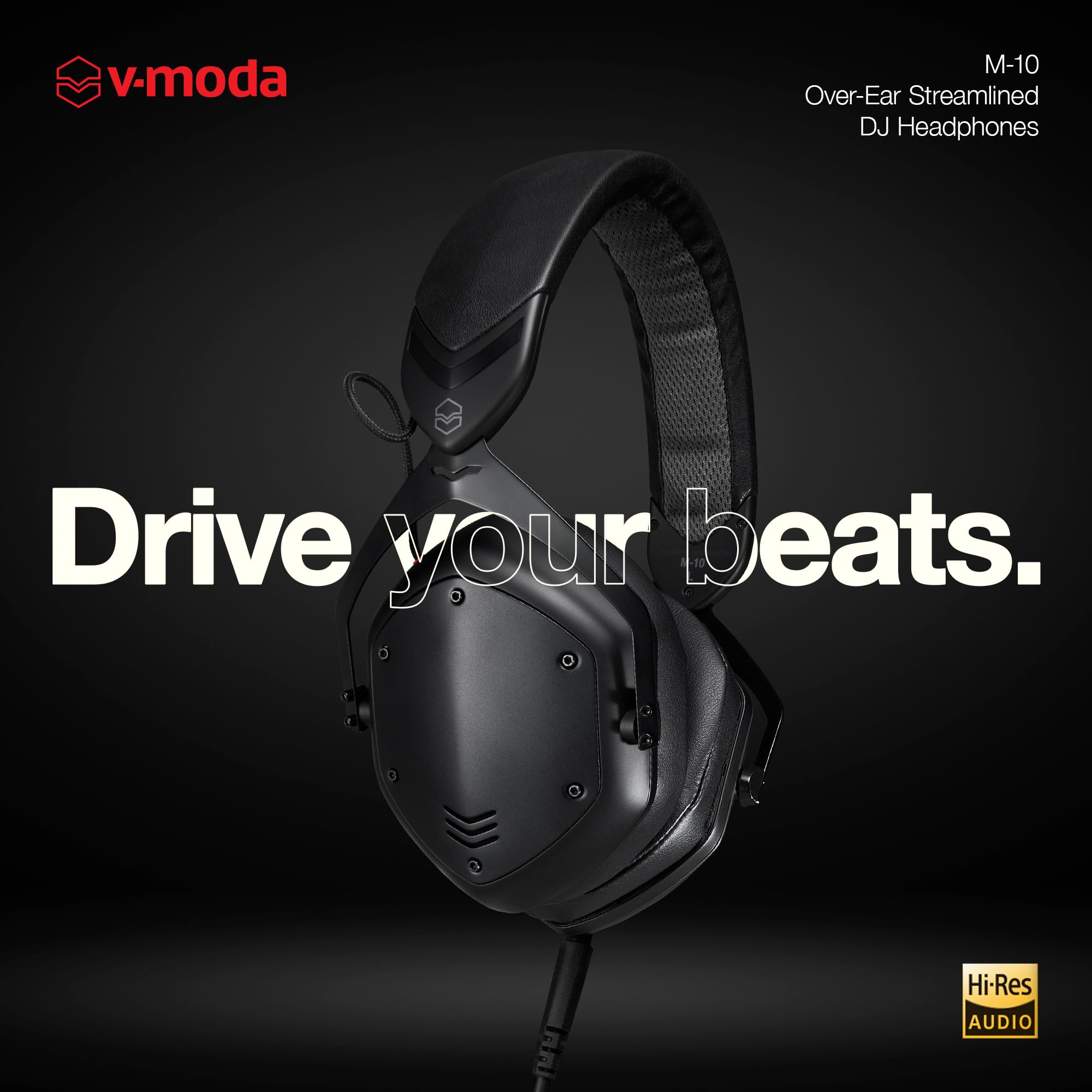 Amazon.co.jp: V-Moda M-10 | 合理化されたオーバーイヤーDJ