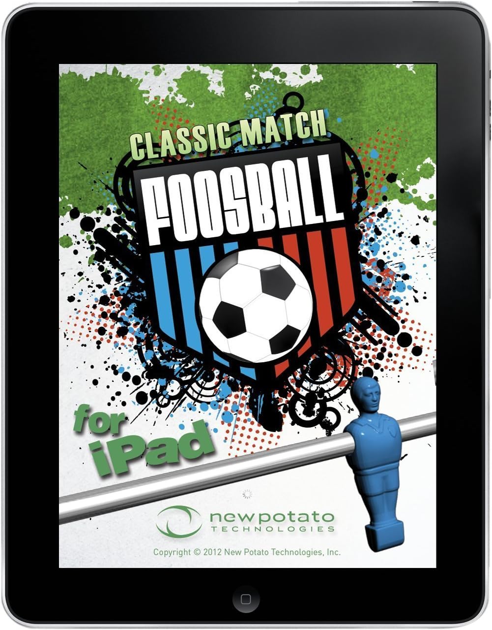 New Potato Classic Match Foosball Game Table for iPad 1, 2, & 3