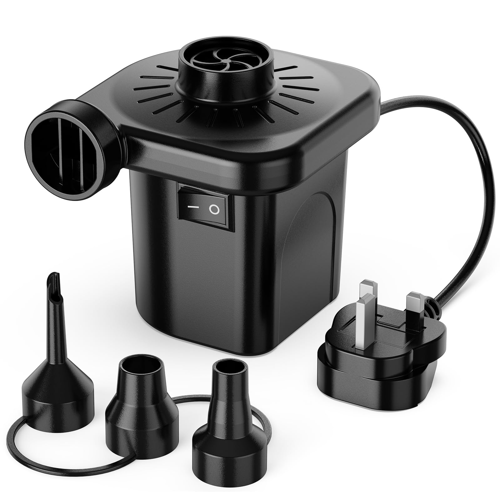 Motorenbau Electric Air Pump for Inflatables with 3 Nozzles