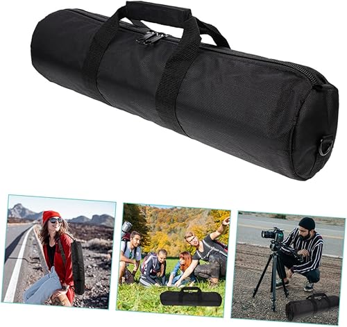Miniatura 3 de Bolsa de almacenamiento de trípode resistente, estuche de transporte de nailon duradero con cierre de cremallera para soporte de micrófono y trípode