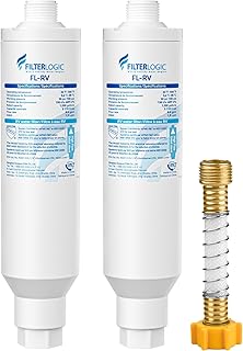 Filterlogic RV Inline Water Filter, Garden Hose & Camper Water Filter