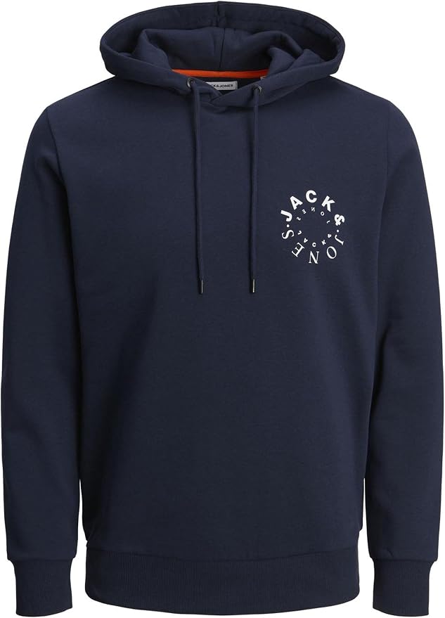 Jack & Jones JJEREID BLOCKING HOOD - Jersey Con Capucha - Navy Blazer Ja222s2yh K11