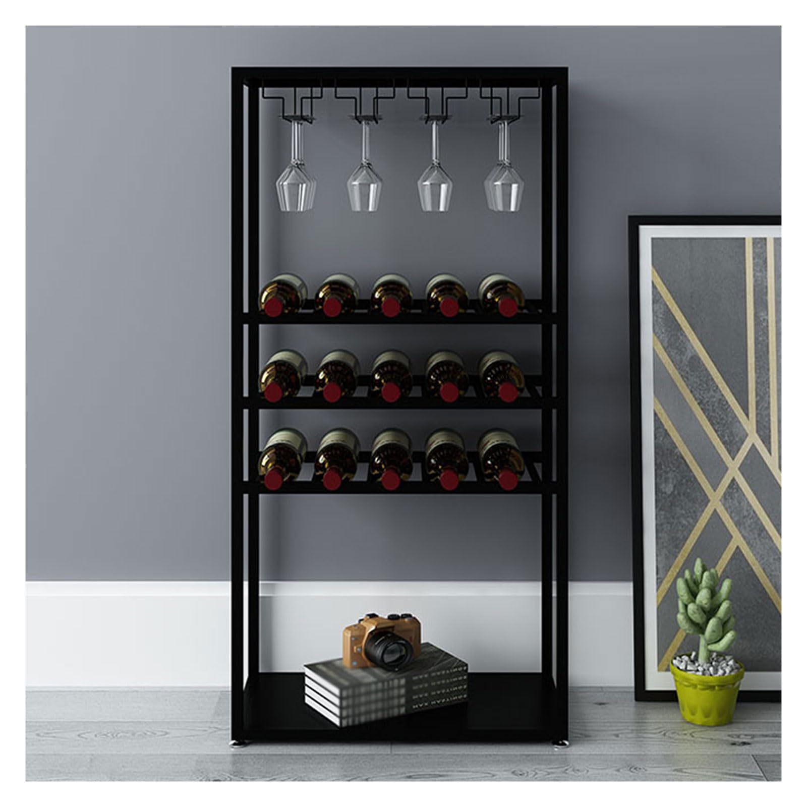 Mensola in vetro temperato spesso 8 mm con staffa lucida Ch Recu Bagno Sto Rack per nizat e arredamento perfetto per bagni moderni