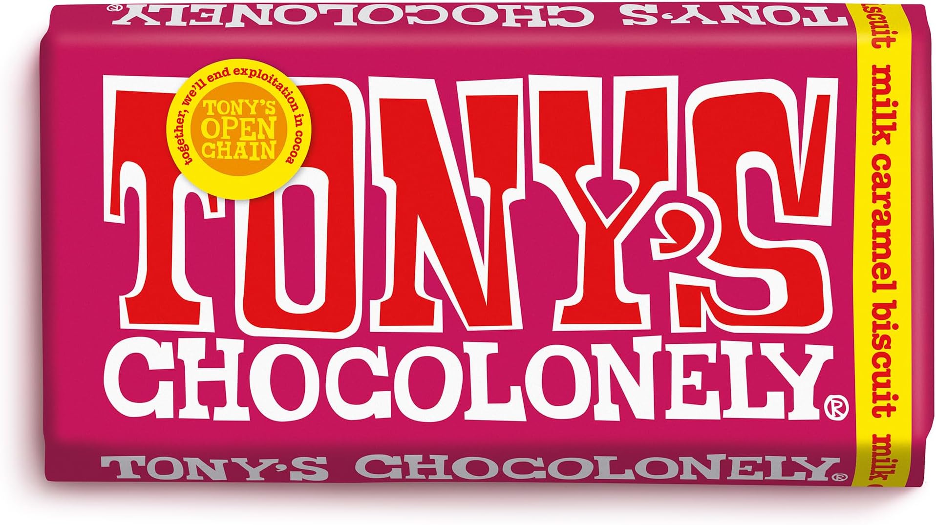 TONY'S CHOCOLONELY MILK CARAMEL BISCUIT