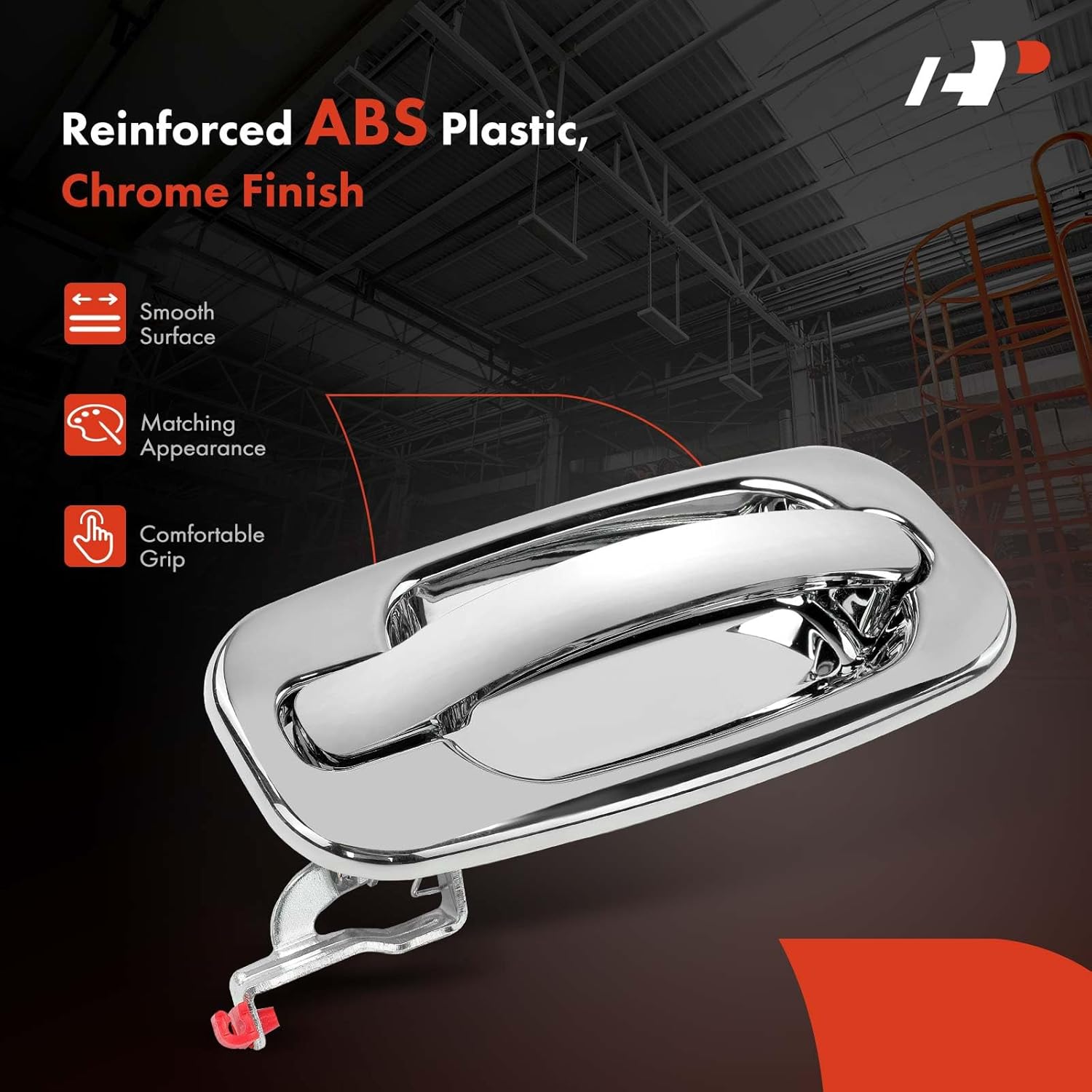 A-Premium - 4Pcs Chrome Exterior Door Handles - Compatible with Chevy Silverado 1500 2500 3500, Tahoe, Suburban, Avalanche & GMC Sierra, Yukon & Cadillac - 2000-2007 - Front & Rear Driver & Passenger