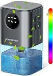 60 OZ Small Dehumidifiers for Home, with 7 Color LED Light, 8/12/24H Timer, 44dB Ultra-Quiet, Energy Saving Small Dehumidifier for Bedroom, Living Room, Office